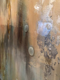 Blue and gold abstract