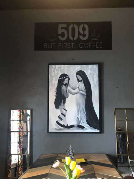 The Mending of Humanity 11x14 canvas Print