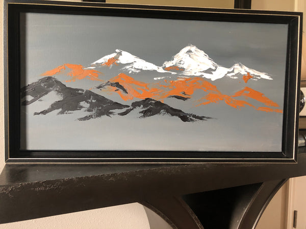 Mountains at sunset