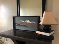 Mountains at sunset